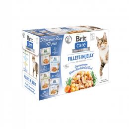Brit Care Cat Flavour box-Fillet in Jelly 12x85g