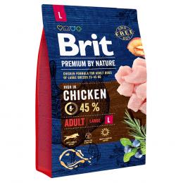 Brit Premium by Nature Adult Large Breed mit Huhn - 3 kg