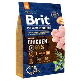 Brit Premium by Nature Adult Medium Breed mit Huhn - 3 kg