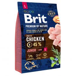 Brit Premium by Nature Junior Large Breed mit Huhn - 3 kg