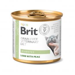 Brit Vet Diet Cat Cans Diabetes 6x200 g