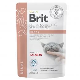 Brit Vet Diet Cat Fil in Gravy Renal 12x85 g