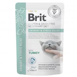 Brit Vet Diet Cat Fillets in Gravy Urinary 12x85 g
