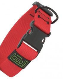 Bub's Nylon-Schnellverschluss-Halsband Rot 25-36Cm X 20Mm