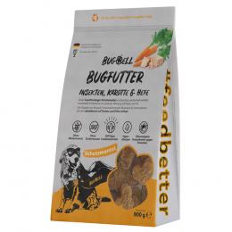 BugBell BugFutter Insekten, Karotte & Hefe - Sparpaket: 4 x 900 g