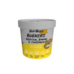 BugBell BugKeks Adult Insekten, Banane und Chiasamen - Sparpaket: 4 x 150 g