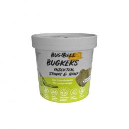 BugBell BugKeks Adult Insekten, Spinat und Hanf - 4 x 150 g