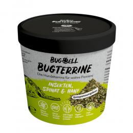 BugBell BugTerrine Adult Insekten, Spinat & Hanf - 8 x 100 g