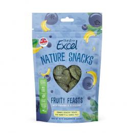 Burgess Excel Nature Snacks Fruity Feasts - Sparpaket: 3 x 60 g