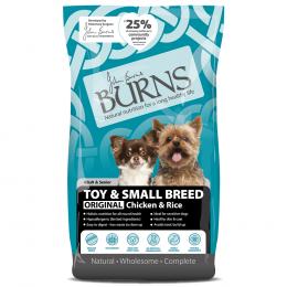 Burns Adult & Senior Original Toy & Small Breed - Huhn & Reis - 6kg