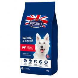 Angebot für Butcher's Natural & Healthy mit Rind - Sparpaket: 2 x 15 kg - Kategorie Hund / Hundefutter trocken / Butcher's / -.  Lieferzeit: 1-2 Tage -  jetzt kaufen.
