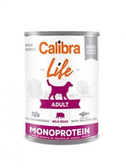 Calibra Life Adult Wildschwein- Und Blaubeer-Nassfutter Für Hunde