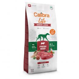 Calibra Life Senior Large Breed mit frischem Rind -  Sparpaket: 2 x 12 kg
