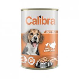 Calibra Nassfutter Für Hunde Mit Truthahn, Huhn Und Nudeln In Gelee