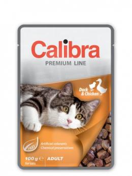 Calibra Premium-Nassfutter Für Erwachsene Katzen Mit Ente Und Huhn