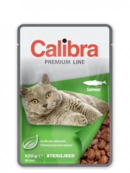 Calibra Premium-Nassfutter Mit Sterilisiertem Lachs Für Katzen 100 Gr