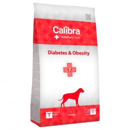 Calibra Veterinary Diet Dog Diabetes & Obesity Geflügel - Sparpaket: 2 x 12 kg