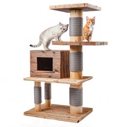 Canadian Cat Company Kratzbaum Woody - braun (2 Pakete*)