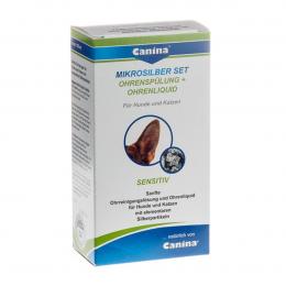 Canina MIKROSILBER SET (Ohrenspülung und Ohrenliquid)