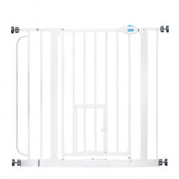 Carlson Absperrgitter Pet Gate mit Katzentür - Höhe 76,2 cm, Breite 73,66 bis 92,71 cm