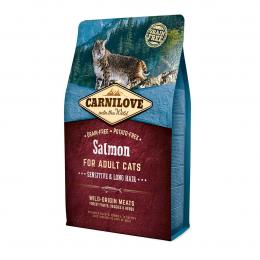 Carnilove Cat Adult - Salmon / Sensitive & Long Hair 2kg