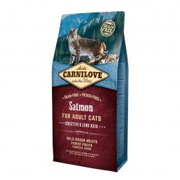Carnilove Cat Adult - Salmon / Sensitive & Long Hair 6kg