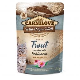 Carnilove Cat Pouch Ragout - Trout enriched with Echinacea 24x85g