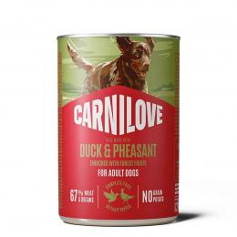 Carnilove Dog Can Paté Adult - Duck und Pheasant 400g 6x400 g