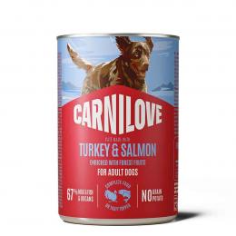Carnilove Dog Can Paté Adult - Turkey und Salmon 400g 6x400 g