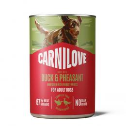 Carnilove Dog in Paté 6 x 400 g - Ente & Fasan