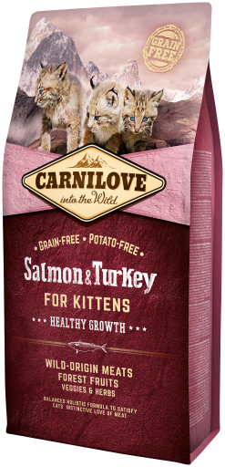 Carnilove Kätzchen Gesundes Wachstum Lachs &Amp; Türkei 2 Kg