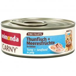 Carny Adult Thunfisch + Meeresfrüchte in Gelee 60g 12x60 g