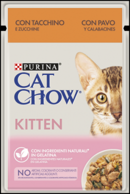Cat Chow Kätzchen Mit Truthahn In Zarten Stücken In Gelee Mit