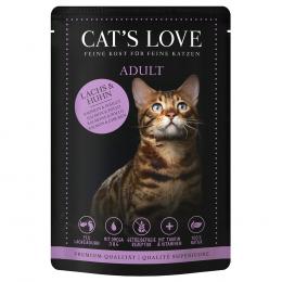 Cat's Love 12 x 85 g - Lachs & Huhn