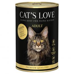 Cat's Love 6 x 400 g - Huhn pur