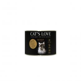 Cat's Love Nassfutter Senior Ente 6x200g