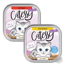 Catessy Junior-Paté Mix 2 + 1 GRATIS! - 48 x 100 g