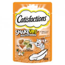 Catisfactions Gegrillte Geflügel-Shake-Ups, Snacks Für Katzen 55 Gr