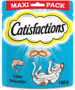 Catisfactions Lachsgeschmack Maxipack Cat Treats 180 Gr
