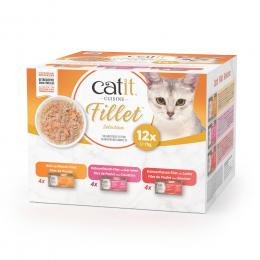Catit Cuisine Fillet Huhn - Huhn Mix Pack (12 x 75 g)