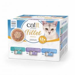 Catit Cuisine Fillet Thunfisch - Thunfisch Mix-Pack (12 x 75 g)