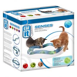Catit Design Senses Tempo Spielschiene - Sparset: Spielschiene + Ersatzbälle