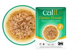 Catit Divine Shreds Thunfischsuppe/Brasse & Wakame 75 Gr