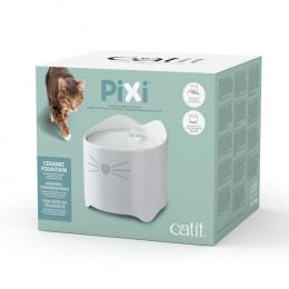 Catit Pixi Keramiktrinkbrunnen, weiß - Trinkbrunnen 1,7 l