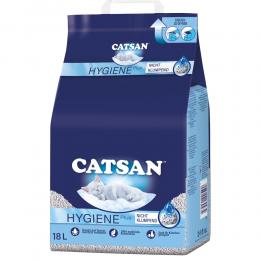 Catsan Hygiene plus Katzenstreu - Sparpaket 2 x 18 l