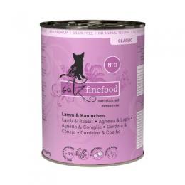 Angebot für catz finefood 6 x 400 g - Rind & Kalb - Kategorie Katze / Katzenfutter nass / catz finefood / Classic.  Lieferzeit: 1-2 Tage -  jetzt kaufen.