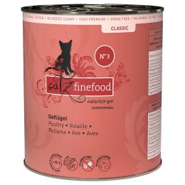 Angebot für catz finefood 6 x 800 g - Geflügel - Kategorie Katze / Katzenfutter nass / catz finefood / Classic.  Lieferzeit: 1-2 Tage -  jetzt kaufen.