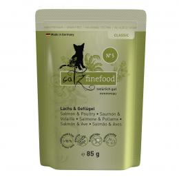 catz finefood Classic N° 05 - Lachs und Geflügel 16x85g