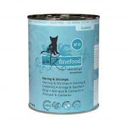 Catz Finefood Classic N° 13 - Hering und Shrimps 6x400g