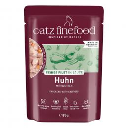 catz finefood Feines Filet 16 x 85 g - Huhn mit Karotte